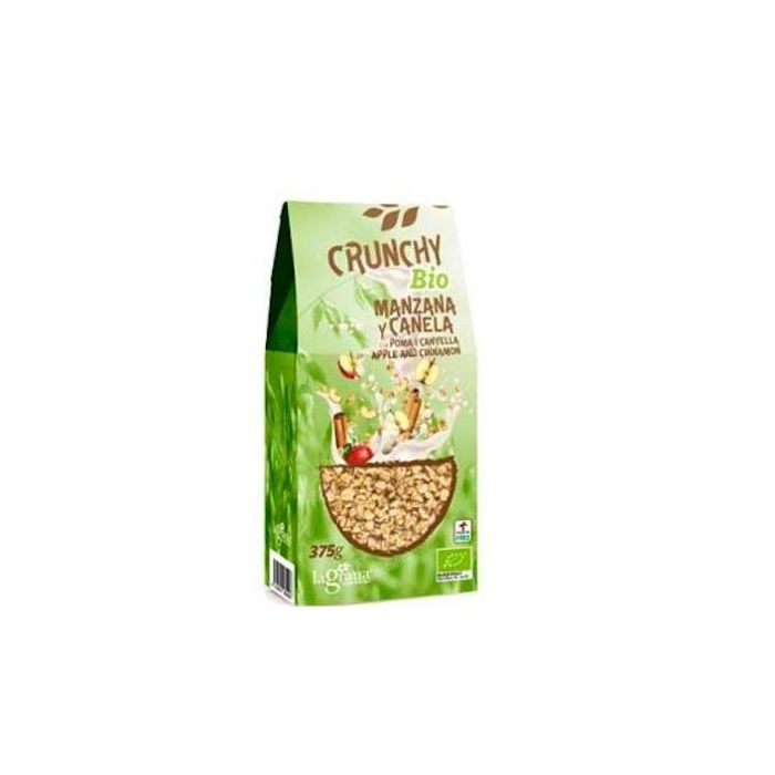 LA GRANA Crunchy de Avena con Manzana y Canela Ecológico 375g