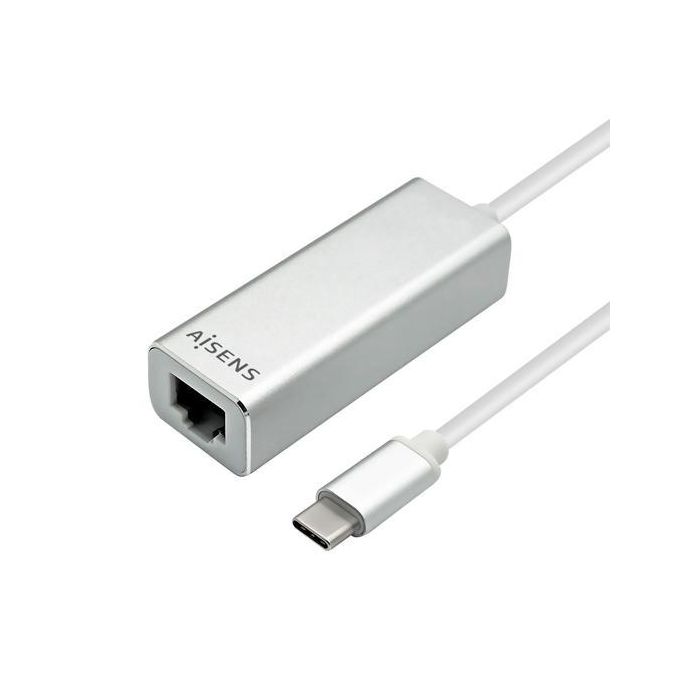 Aisens Conversor Usb3.1 gren1 Usb-C A Ethernet Gigabit 10-100-1000 Mbps 15 cm