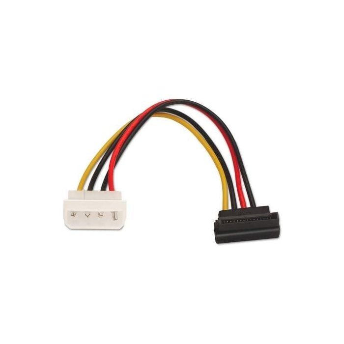 Cable Alimentación SATA Aisens A131-0160/ Molex 4 PIN Macho - SATA Hembra/ Hasta 54W/ 16cm 1 Cable Alimentación SATA Aisens A131-0160/ Molex 4 PIN Macho - SATA Hembra/ Hasta 54W/ 16cm 1