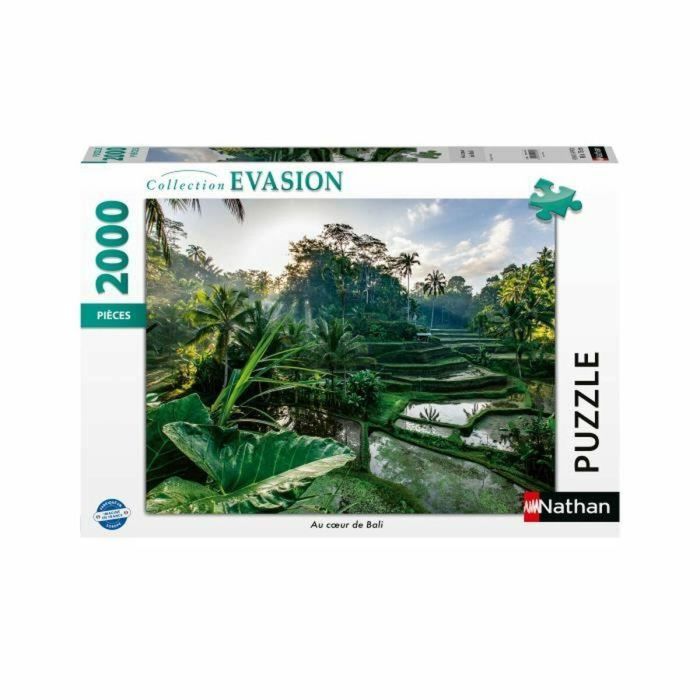 Nathan 12001518 Puzzle de 2000 piezas, 'En el Corazón de Bali', Colección Escape, Juego para Adultos y Mayores de 14 Años 1