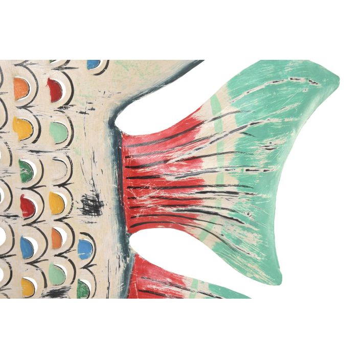 Decoracion Pared Mediterraneo DKD Home Decor Blanco Multicolor 11 x 51 x 61 cm (2 Unidades) 2