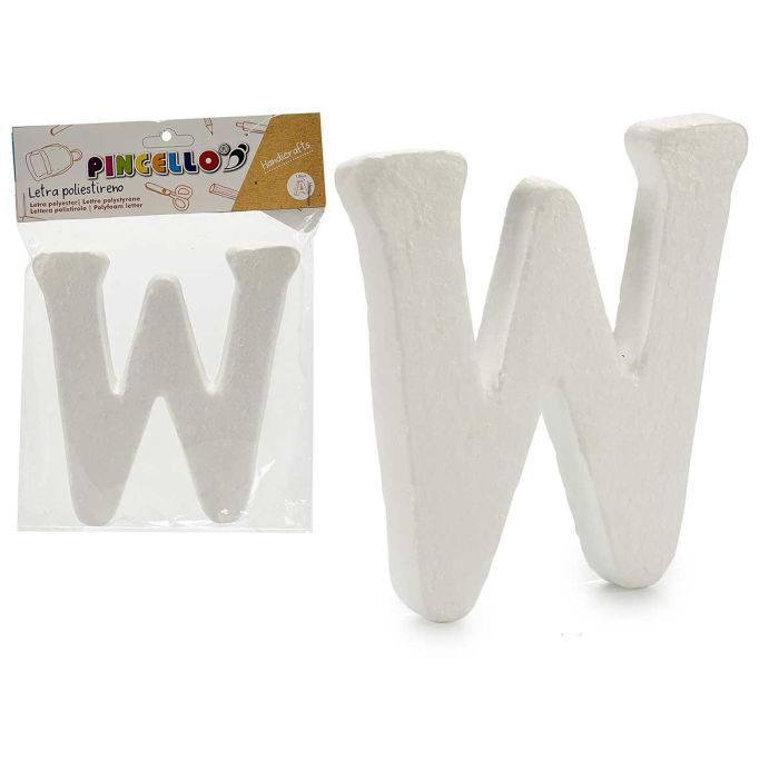 Letra W Poliestireno 13,5X15Cm Pincello (48 Unidades) Letra W Poliestireno 13,5X15Cm Pincello (48 Unidades)