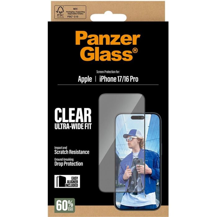 PanzerGlass Schutzglas iPhone 17/16 Pro UWF 2