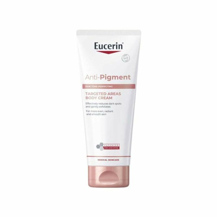 Eucerin ANTI-PIGMENT Crema Corporal Hidratante y Exfoliante Suave Antimanchas con Thiamidol para Todo Tipo de Pieles 200 ml 0 Eucerin ANTI-PIGMENT Crema Corporal Hidratante y Exfoliante Suave Antimanchas con Thiamidol para Todo Tipo de Pieles 200 ml 0