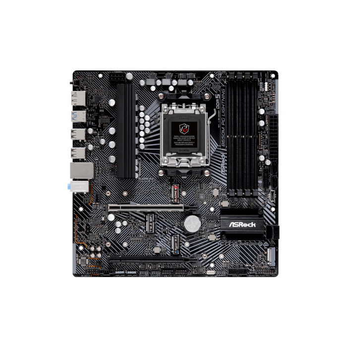 Asrock B650M PG Lightning AMD B650 Zócalo AM5 micro ATX Asrock B650M PG Lightning AMD B650 Zócalo AM5 micro ATX