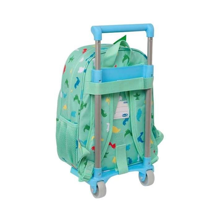 Mochila Escolar con Ruedas Peppa Pig George Menta 26 x 34 x 11 cm 1 Mochila Escolar con Ruedas Peppa Pig George Menta 26 x 34 x 11 cm 1