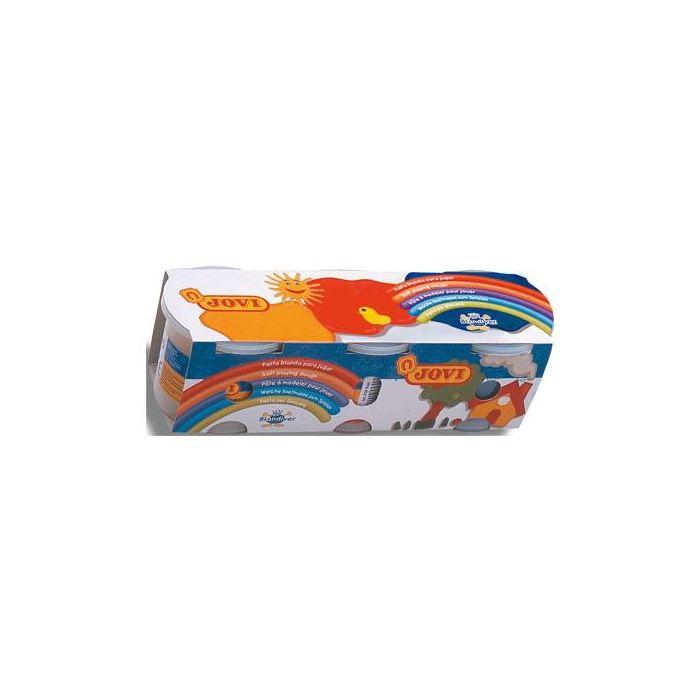 Pasta Jovi Blandiver Caja De 3 Botes Amarillo-Azul-Rojo