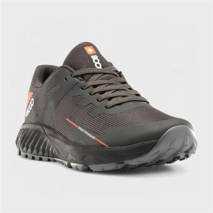 Zapatillas de Hombre para Caminar +8000 Telmen Gris oscuro L 1