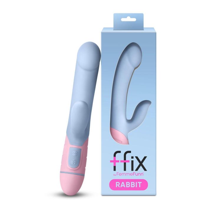 Vibrador Punto G FemmeFunn Ffix Azul 8 Vibrador Punto G FemmeFunn Ffix Azul 8