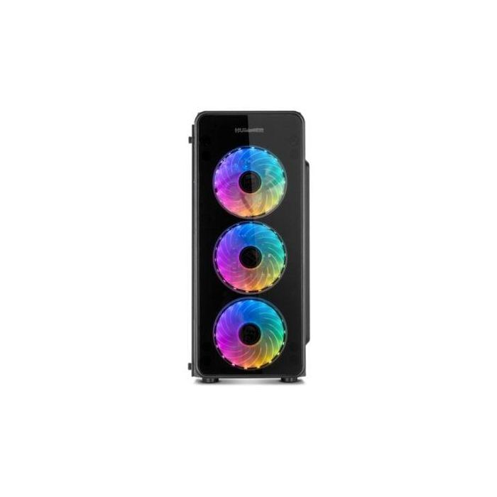 NOX Hummer TGM Chasis Torre Midi Negro con Iluminación RGB, Paneles Cristal Templado, ATX/Micro-ATX/Mini-ITX 2 NOX Hummer TGM Chasis Torre Midi Negro con Iluminación RGB, Paneles Cristal Templado, ATX/Micro-ATX/Mini-ITX 2