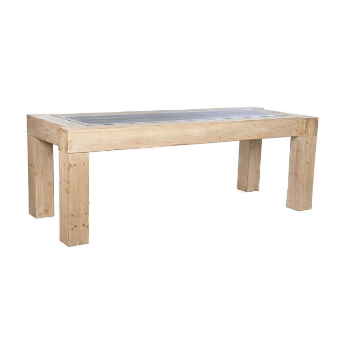 Mesa Comedor Alpino DKD Home Decor Natural 90 x 80 x 220 cm