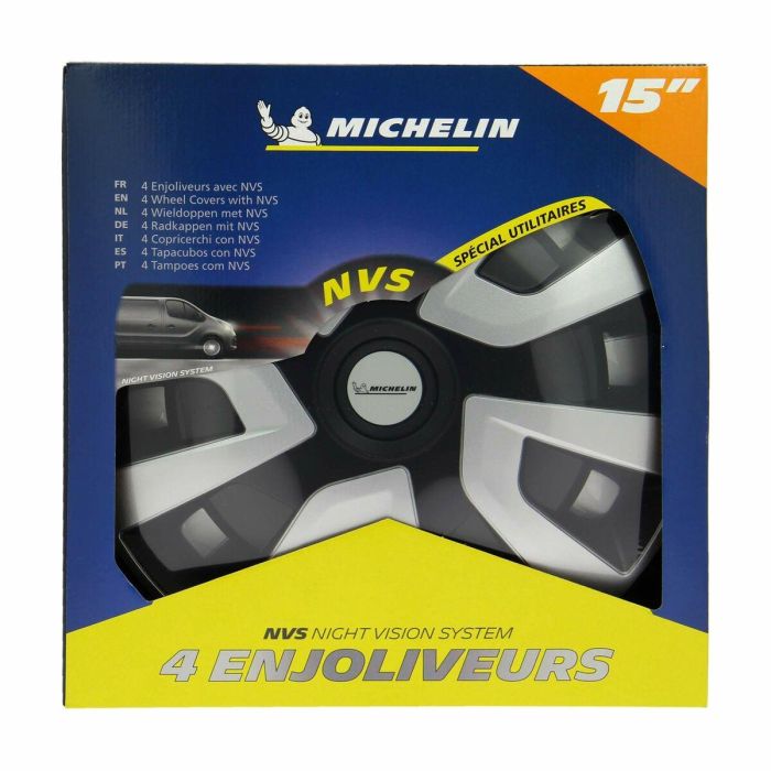 MICHELIN Juego de adornos de 4 ruedas - 15 - Utilidades especiales NVS 1