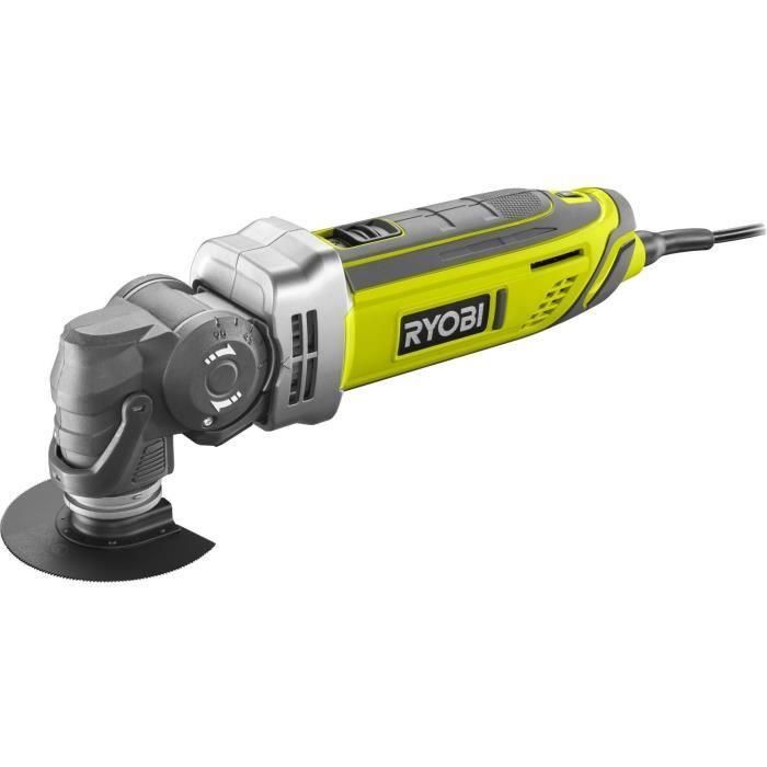 RYOBI Multitool 300W Cabezal giratorio + 2 cuchillas 4 RYOBI Multitool 300W Cabezal giratorio + 2 cuchillas 4