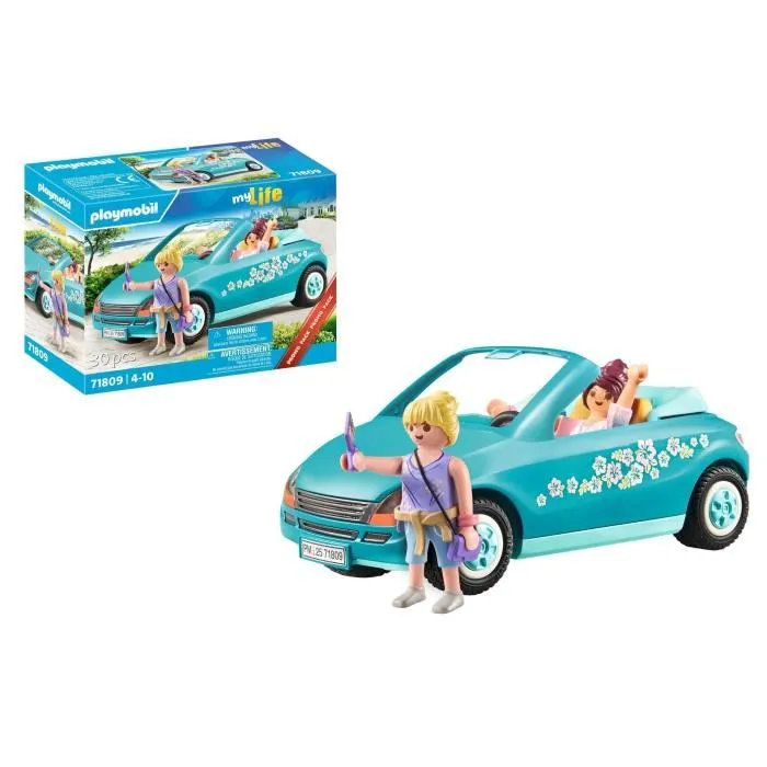 Playmobil Coche Descapotable Viaje Por Carretera Promo Packs 71809 3