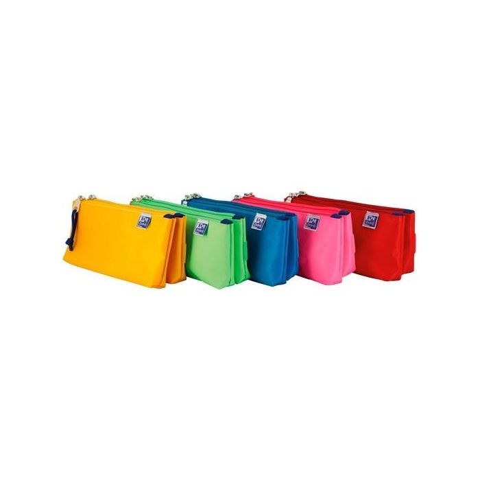 Oxford Kangoo Kids Estuche Portatodo Doble Poliéster Colores Surtidos Oxford Kangoo Kids Estuche Portatodo Doble Poliéster Colores Surtidos