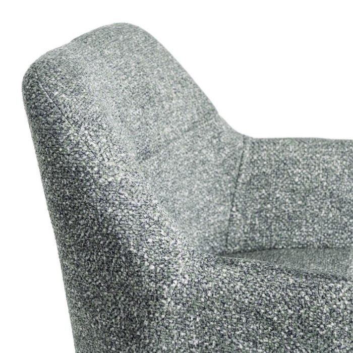 Silla Jaspeado Verde Tejido-Metal 59 X 54 X 81 cm