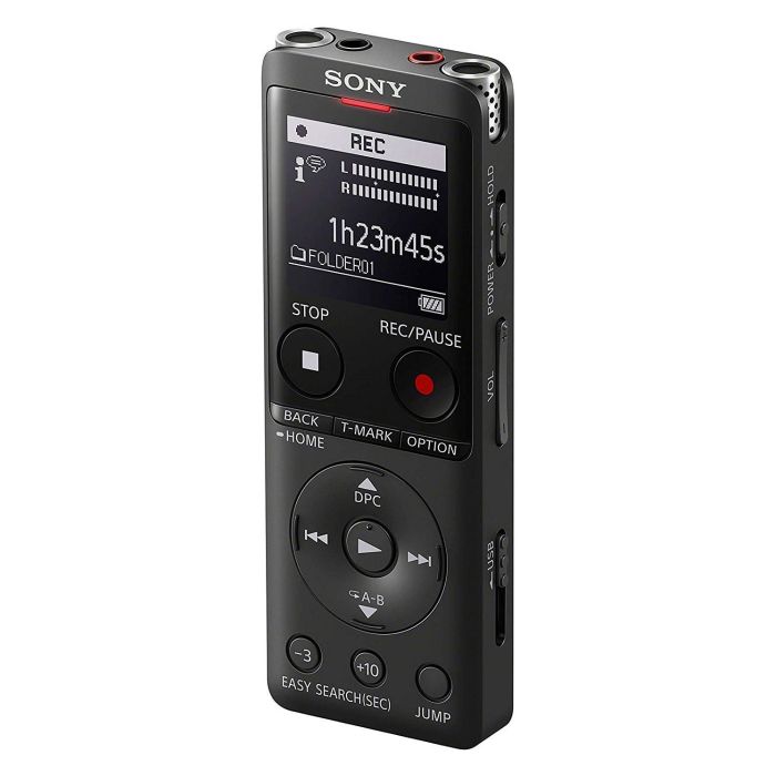 Sony Grabadora de Voz Digital ICD-UX570 Negra con Micrófono de Alta Sensibilidad y 4GB de Almacenamiento 0 Sony Grabadora de Voz Digital ICD-UX570 Negra con Micrófono de Alta Sensibilidad y 4GB de Almacenamiento 0