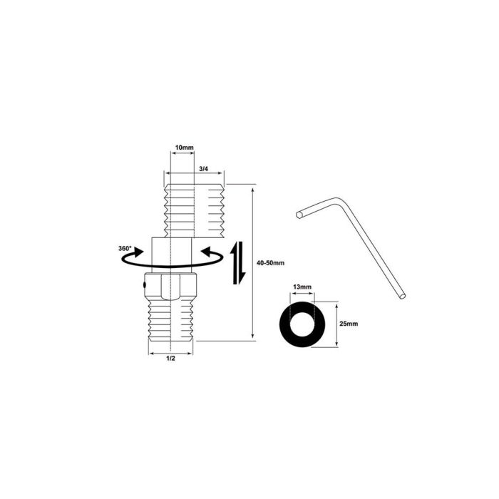 Excéntricas extensibles, kit 2 Excéntricas extensibles, kit 2