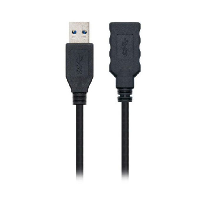 Cable USB NANOCABLE 10.01.090 Negro 0 Cable USB NANOCABLE 10.01.090 Negro 0