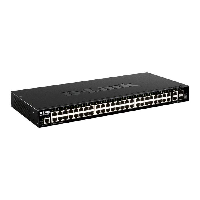 D-Link DGS-1520-52/E Switch Gestionado L2+ 48 Puertos Gigabit + 2x10GBase-T + 2x10G SFP+ Rack 19" con Capacidades L3 D-Link DGS-1520-52/E Switch Gestionado L2+ 48 Puertos Gigabit + 2x10GBase-T + 2x10G SFP+ Rack 19" con Capacidades L3