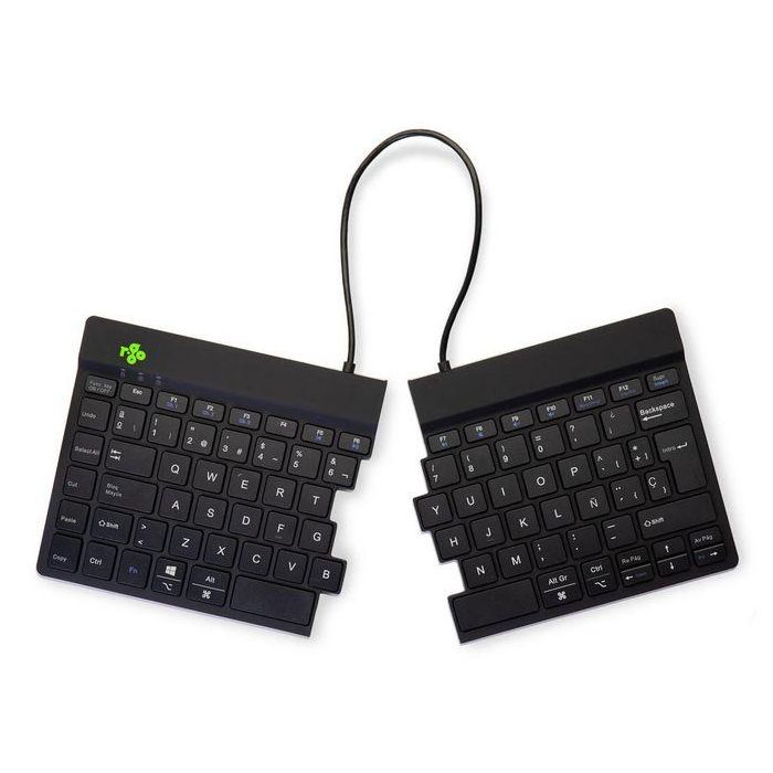 R-Go Tools Ergonomic keyboard R-Go Split Break with break software, ergonomic split keyboard, QWERTY (ES), Bluetooth, black 2 R-Go Tools Ergonomic keyboard R-Go Split Break with break software, ergonomic split keyboard, QWERTY (ES), Bluetooth, black 2