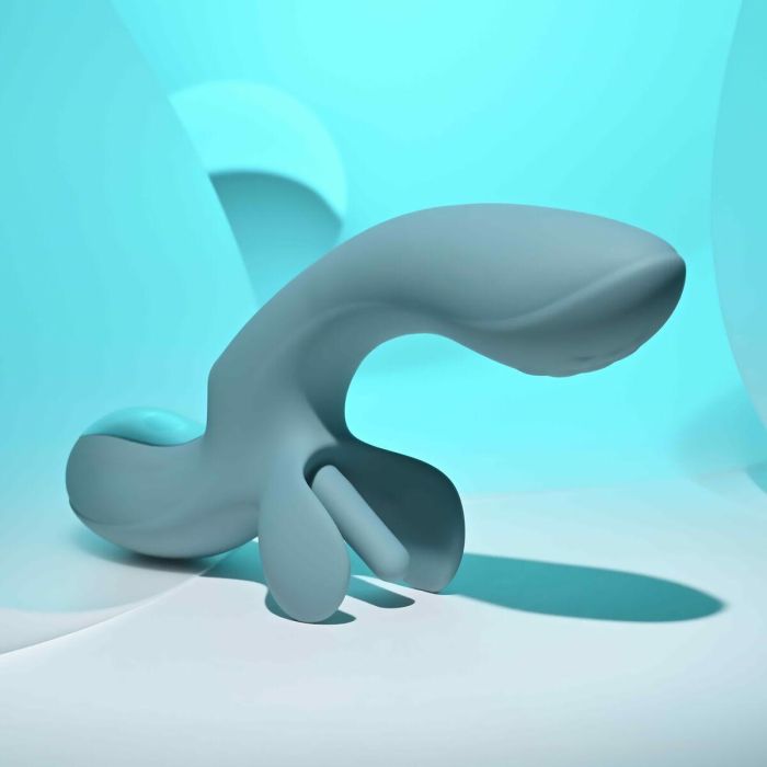 Vibrador Doble Estimulación Evolved Azul 13