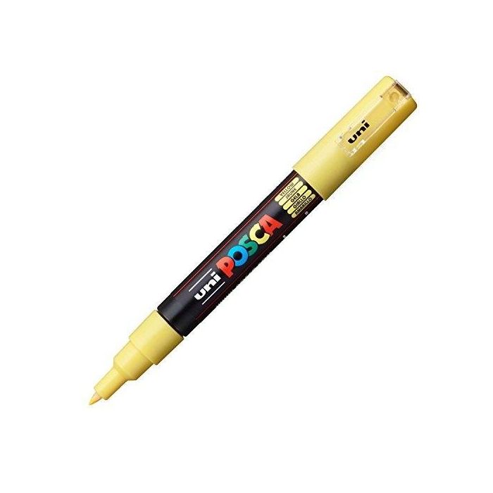 Posca Marcador Pc-1M No Permanente Punta Extrafina 0.7-1 mm Amarillo Posca Marcador Pc-1M No Permanente Punta Extrafina 0.7-1 mm Amarillo