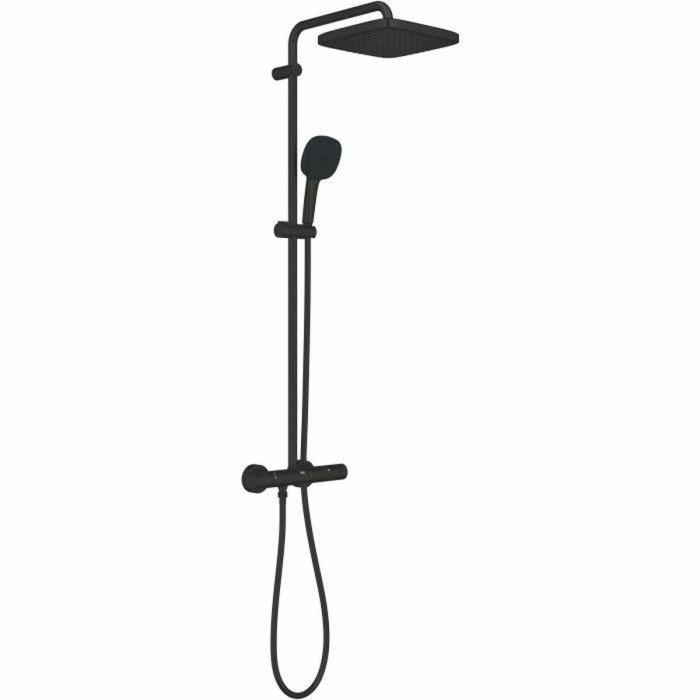 Grohe 266962431 Columna de Ducha Termostática Vitalio Comfort 250 Ahorro de Agua Negro Mate