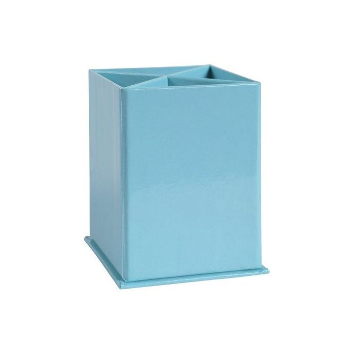 Cubilete Exacompta Aquarel Carton Forrado 4 Compartimentos Azul