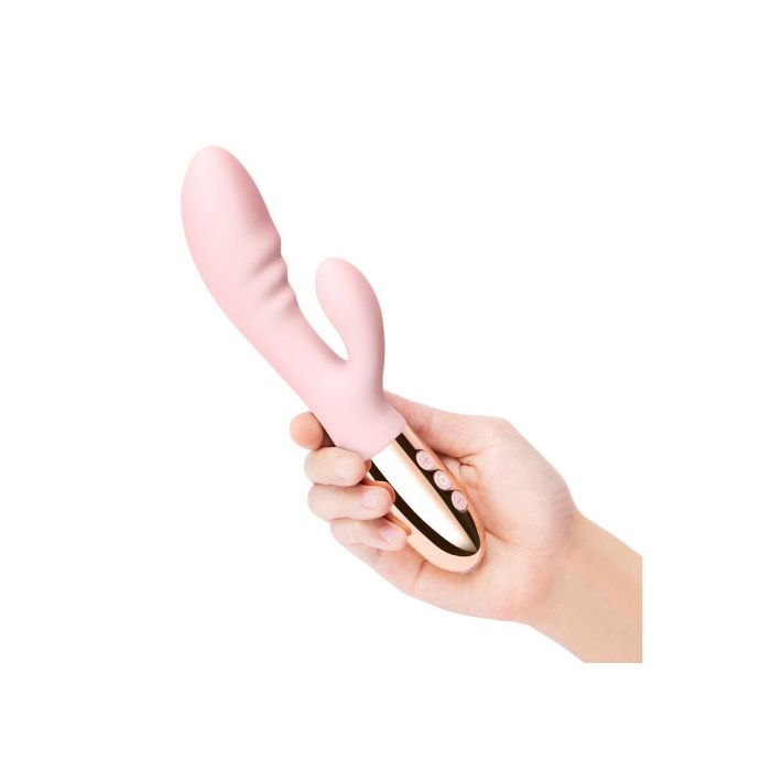 Vibrador Doble Estimulación Le Wand Blend Rose Gold Dorado Rosa Dorado 12 Vibrador Doble Estimulación Le Wand Blend Rose Gold Dorado Rosa Dorado 12