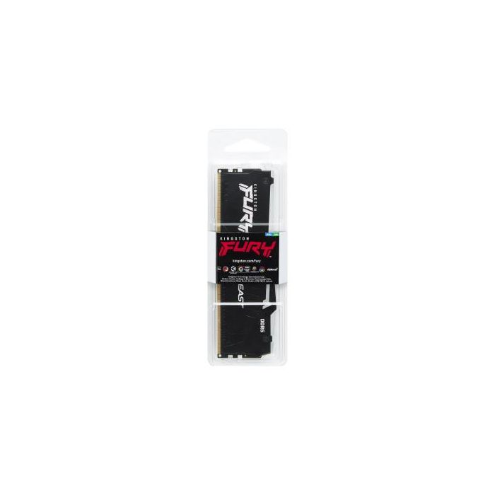 Memoria RAM Kingston FURY Beast RGB 16GB/ DDR5/ 5600MHz/ 1.25V/ CL40/ DIMM 2