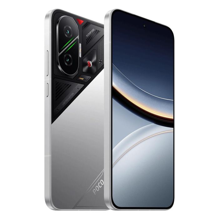 Xiaomi POCO F7 5G Smartphone 17.4 cm 6.83" AMOLED 120Hz Snapdragon 8s Gen 4 12GB RAM 512GB 50MP Cámara Android 15 Plata