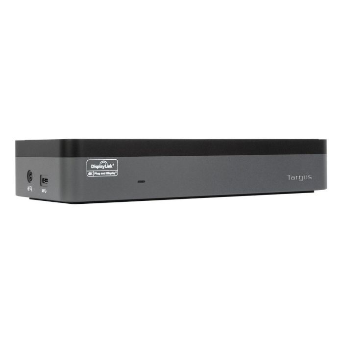 Targus DOCK570EUZ Docking Station Alámbrica Negra con 4 HDMI y 4 DisplayPort, Compatible con Windows y Mac OS