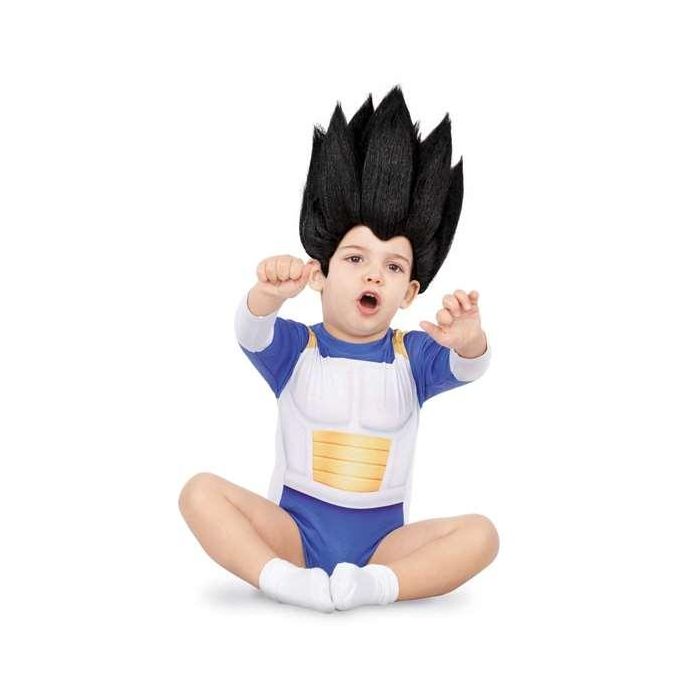 My Other Me Disfraz Bodysuit de Vegeta Dragon Ball Z para Bebé, Talla 6 a 12 Meses - Confeccionado en Poliéster y Spandex My Other Me Disfraz Bodysuit de Vegeta Dragon Ball Z para Bebé, Talla 6 a 12 Meses - Confeccionado en Poliéster y Spandex