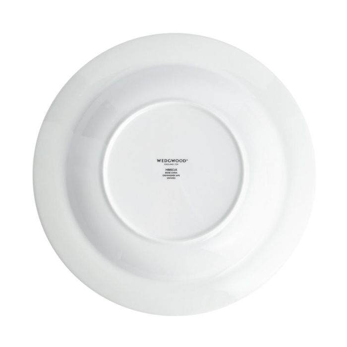 Wedgwood Plato Hondo Hibiscus 23 cm (4 Unidades) con Franjas de Oro de 22 Quilates Apto para lavavajillas 3