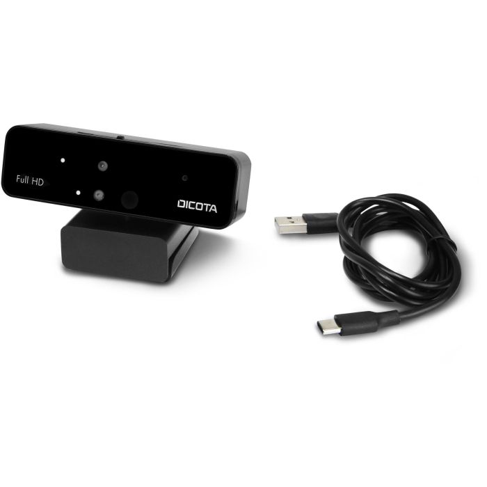 Dicota Webcam PRO Reconocimiento Facial Windows Hello Full HD 1080p Micrófono Omnidireccional Plug & Play con Cubierta de Privacidad 2 Dicota Webcam PRO Reconocimiento Facial Windows Hello Full HD 1080p Micrófono Omnidireccional Plug & Play con Cubierta de Privacidad 2