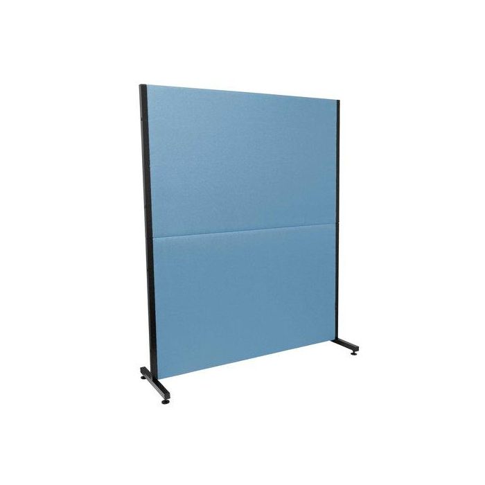 Biombo Piqueras Y Crespo Valdeganga Desmontable Tapizado Bali Azul Cielo