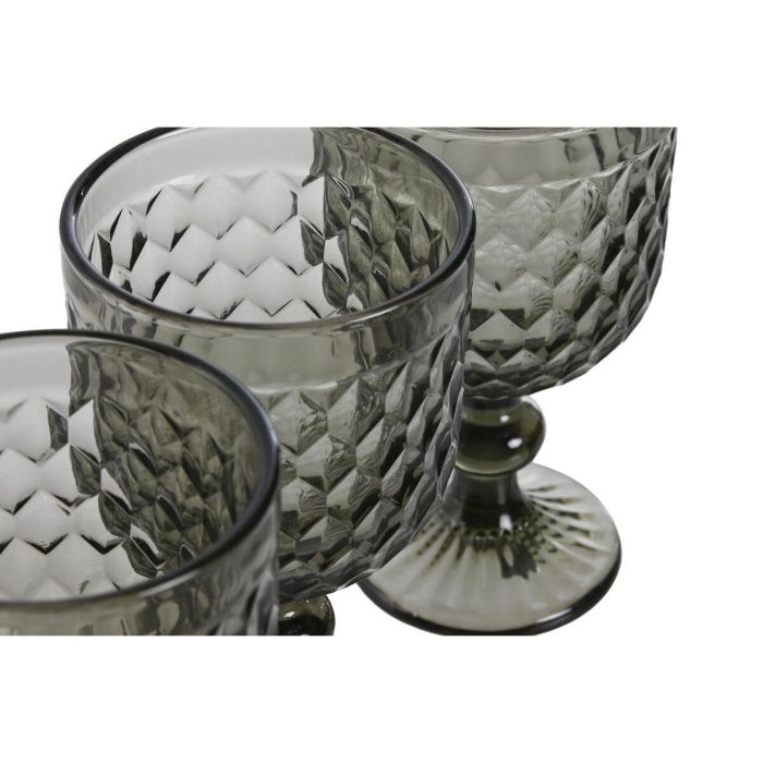 Copa Basicos DKD Home Decor Gris 8 x 15.5 x 8 cm Set de 6 2 Copa Basicos DKD Home Decor Gris 8 x 15.5 x 8 cm Set de 6 2
