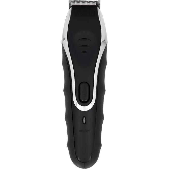 Cortapelos estanco - WAHL - AQUA GROOM - 6 W - 11 peines guía - Autonomía de batería: 3 h - Negro Cortapelos estanco - WAHL - AQUA GROOM - 6 W - 11 peines guía - Autonomía de batería: 3 h - Negro