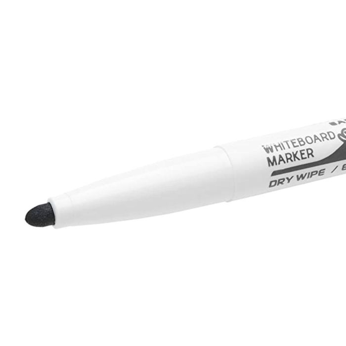 Rotulador Bic Velleda Para Pizarra Negro Punta Redonda 1,4 mm 12 unidades 2