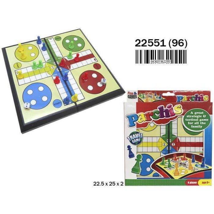 Juego parchis 4 jugadores 22.5x25x2 cm 1 Juego parchis 4 jugadores 22.5x25x2 cm 1