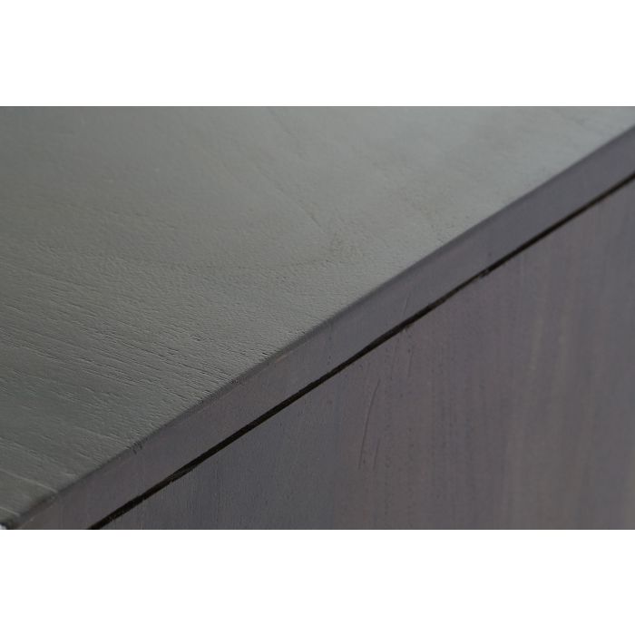 Mueble de TV DKD Home Decor 140 x 40 x 55 cm Negro Metal Acacia 2