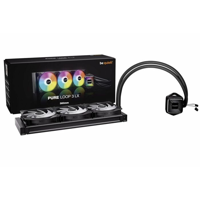 be quiet! PURE Loop 3 LX 360mm Refrigeración Líquida AIO para Procesador AMD/Intel con 3 Ventiladores Silenciosos y RGB 4