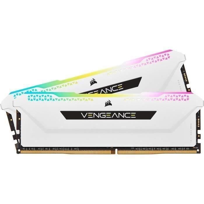 Corsair CMH16GX4M2D3600C18W Memoria RAM DDR4 Vengeance RGB PRO 16GB (2x8GB) 3600MHz CL18 Blanco 1 Corsair CMH16GX4M2D3600C18W Memoria RAM DDR4 Vengeance RGB PRO 16GB (2x8GB) 3600MHz CL18 Blanco 1