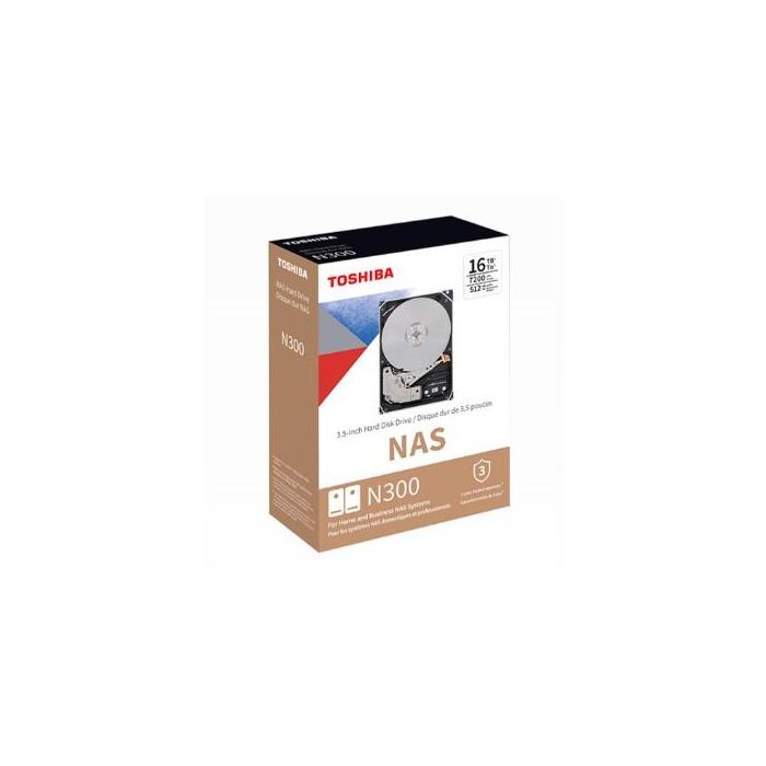 Toshiba N300 NAS Disco Duro Interno 10TB SATA3 3.5" 7200RPM 512MB para Servidor Bulk 2 Toshiba N300 NAS Disco Duro Interno 10TB SATA3 3.5" 7200RPM 512MB para Servidor Bulk 2