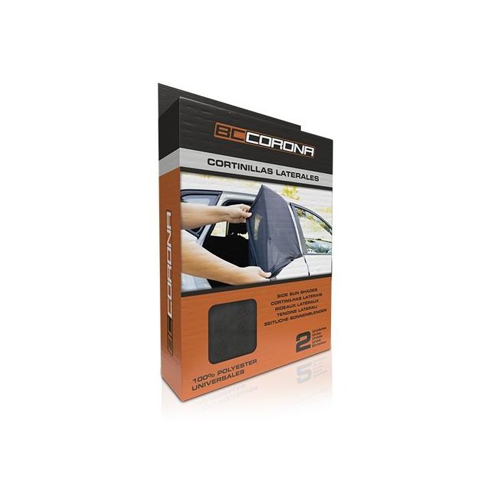 Cortinilla Lateral para Coche BC Corona INT41117 Universal (2 pcs) 1 Cortinilla Lateral para Coche BC Corona INT41117 Universal (2 pcs) 1