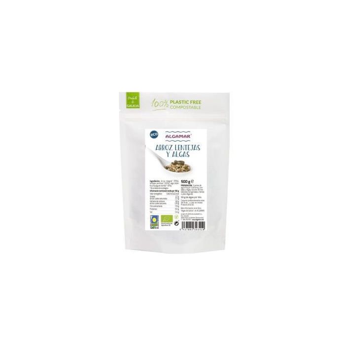 Arroz Lentejas Y Algas 500Gr.