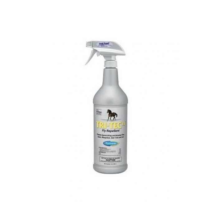 Vetnova Tritec 14 Insecticida Repelente de Larga Duración para Caballos | Spray con Aplicador 946 mL | Contra Moscas, Mosquitos y Garrapatas Vetnova Tritec 14 Insecticida Repelente de Larga Duración para Caballos | Spray con Aplicador 946 mL | Contra Moscas, Mosquitos y Garrapatas