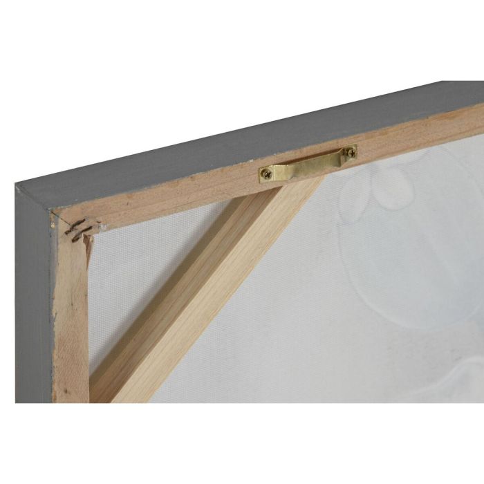 Cuadro Home ESPRIT Blanco Gris Lienzo Madera MDF Tradicional 120 x 3 x 60 cm (2 Unidades) 1 Cuadro Home ESPRIT Blanco Gris Lienzo Madera MDF Tradicional 120 x 3 x 60 cm (2 Unidades) 1