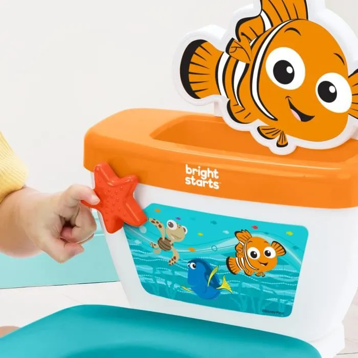 Bright Starts BRI17554 Nemo Mini Orinal con Reductor de Asiento 2 en 1 para Bebés, Extraíble y Fácil de Limpiar 3